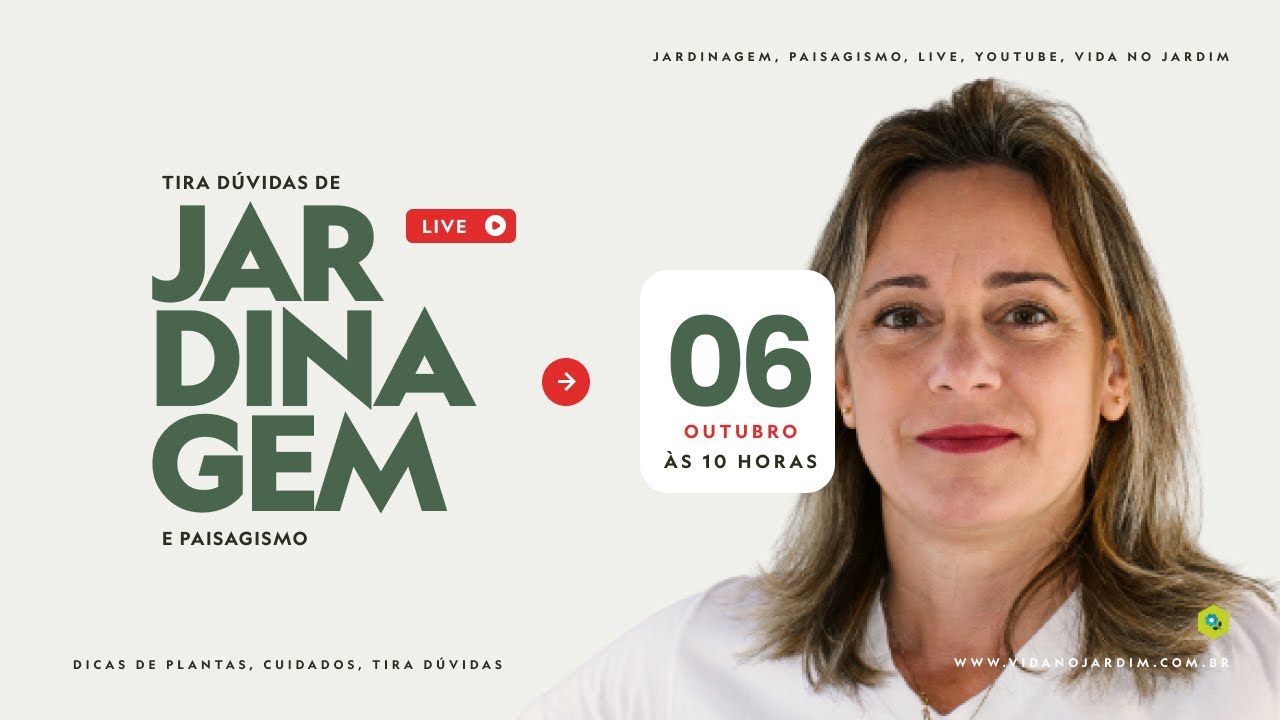 Live Jardinagem - 06.10.2024 às 10:00 Horas - Lucia Borges