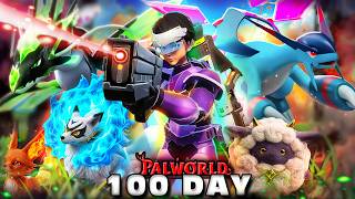 I Survived 100 Days In Palworld (FULL MOVIE)