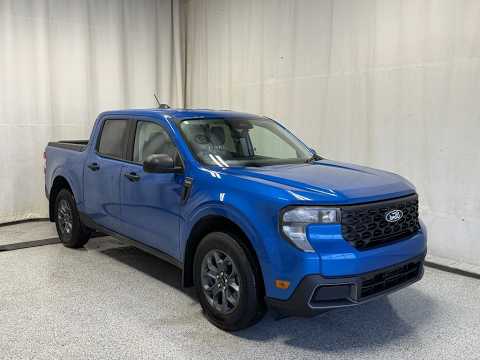 2025 Ford Maverick XLT AWD SuperCrew in Blue for sale at Park Mazda in Sherwood Park, AB