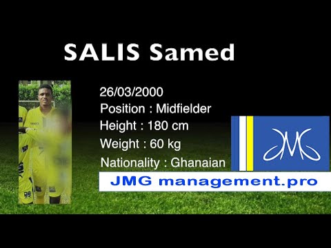 Soccer player from JMG Management | SALIS SAMED | formed at JMG ACADEMY in Ivory Coast