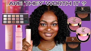 New Drugstore & High End Makeup Worth it? |ELF x Onesize x YSL Beauty Try On