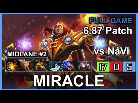 OG Miracle Invoker vs NaVi Manila Major Full Game
