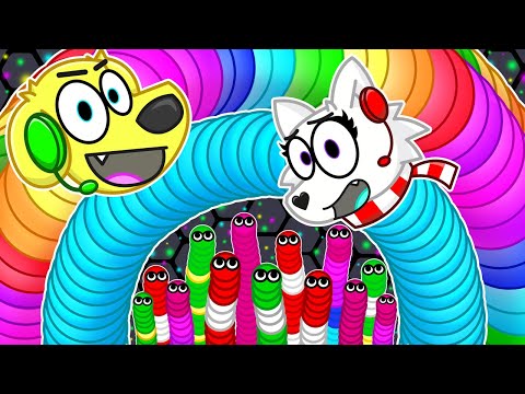 Becoming the BIGGEST SNAKE in Slither.io!