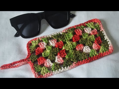 Easy crochet glasses case to use, sell or give as a gift | Step by Step