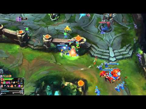 Awesome Lee Sin Kick Flash on Veigar