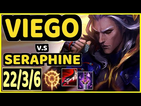 VIEGO vs SERAPHINE - 22/3/6 KDA MID GAMEPLAY - BR Ranked MASTER