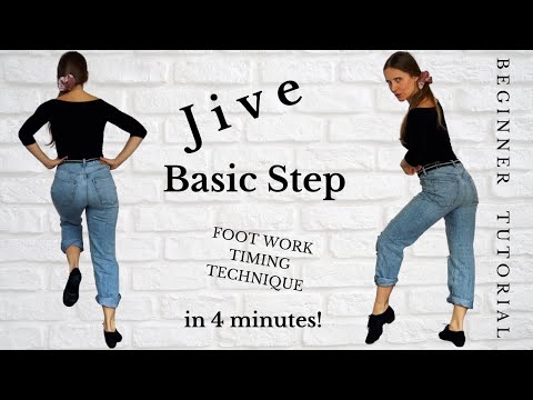 Jive Dance ||| Jive Basic Step || Jive Footwork, Timing & Technique | Beginner Jive Dance Tutorial