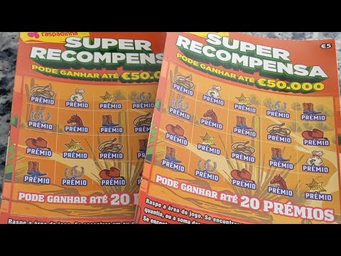 I got some money on the new ticket in town. Super recompensa/ reward Portugal  LOTTERY 