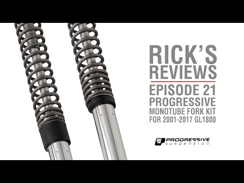 Progressive Suspension Monotube Fork Kit for GL1800 | Rick's Reviews Episode 21 | WingStuff.com