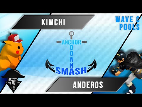 ADS 10 - Melee Singles - Kimchi (Pikachu) VS Anderos (Marth) - Wave C Pools