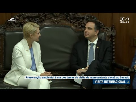 Presidente do Conselho Federal da Alemanha visita o Senado