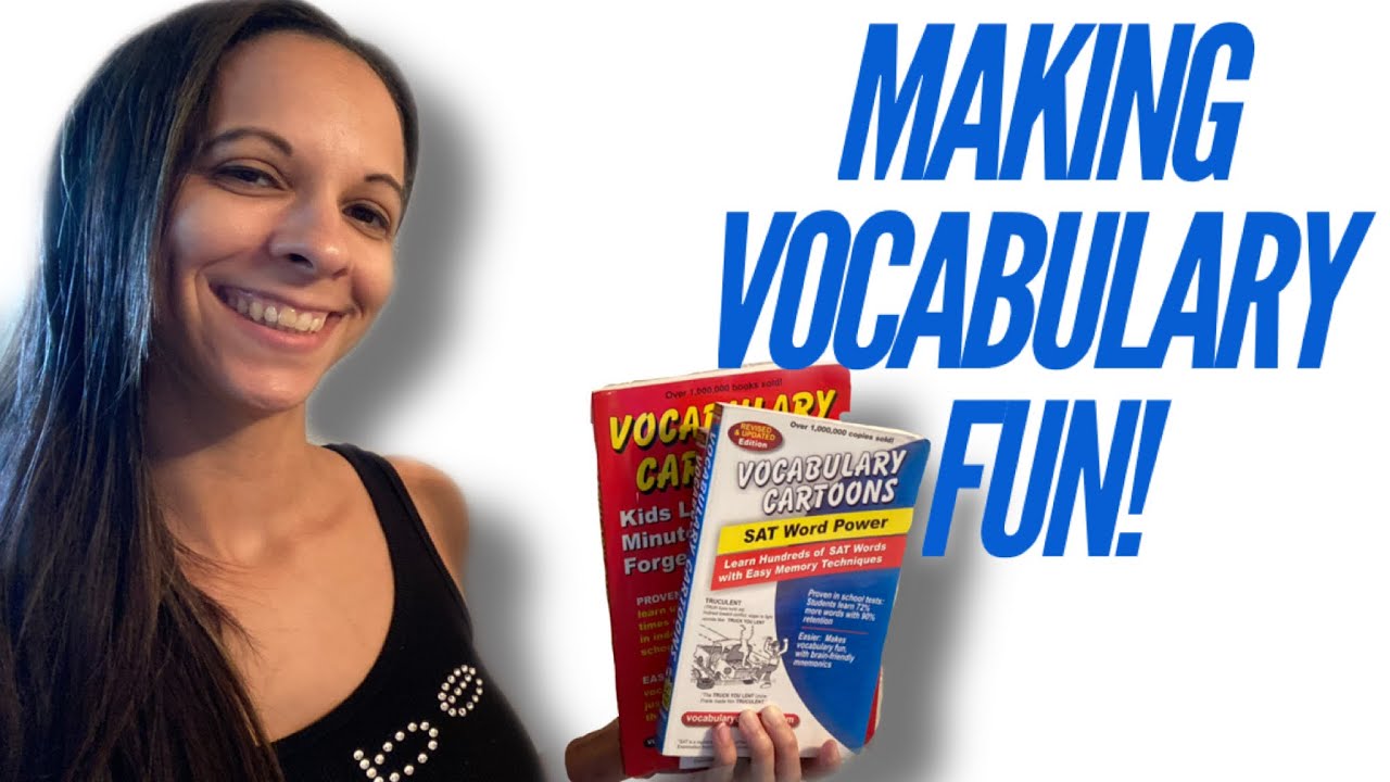 Making Vocabulary in your homeschool FUN!  || Vocabulary Cartoons Review