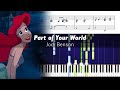 How to play the piano part of Part of Your World from The Little Mermaid