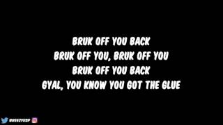 Konshens ft. Chris Brown - Bruk Off Yuh Back (Lyrics)