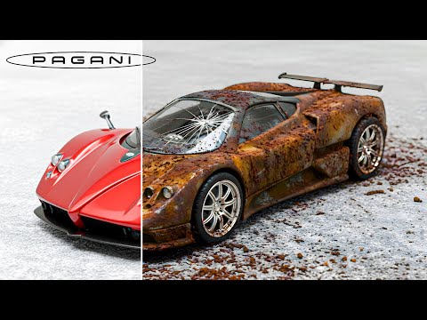 Restoration Abandoned Pagani Zonda F - Repair of Extreme Sports Car Pagani Zonda F | ASMR Car New