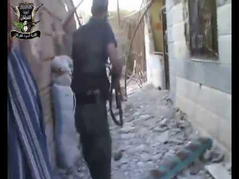 جولة برفقة قائد ميداني من كتيبة أسود الفرقان على الجبهة الغربية في مدينة داريا في ريف دمشق