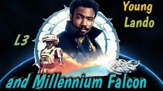 Young Lando, L3 and the Falcon!!  star wars galaxy of heroes swgoh