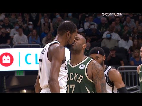 PJ Tucker & Kevin Durant get into it & PJ Tucker wants to fight KD's security guard 👀