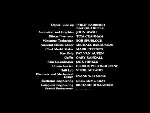 Blade Runner - Full End Titles End Credits Cast & Crew