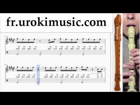 Comment Jouer de la Flute à bec (B.) Ozuna x Romeo Santos - El Farsante Remix Tab Tablature um-i829