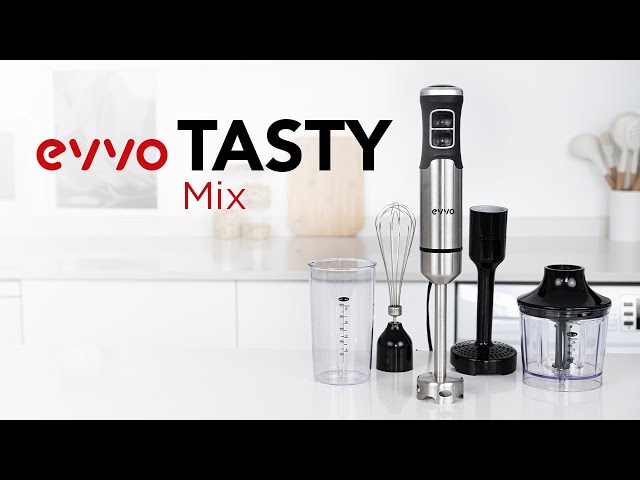 Frullatore a immersione Evvo Tasty Mix 1000W video