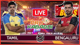 Vivo Pro Kabaddi Live: Bengaluru Bulls ​vs Tamil Thalaivas Live | BLR vs TAM Pro Kabaddi PKL Live