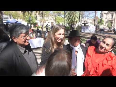 Con gran convocatoria, se realizó la Expo de Personas Mayores en Plaza Belgrano