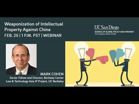 Weaponization of Intellectual Property Against China