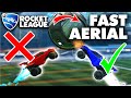 The CORRECT Way to FAST AERIAL in Rocket League (How to fast aerial tutorial)