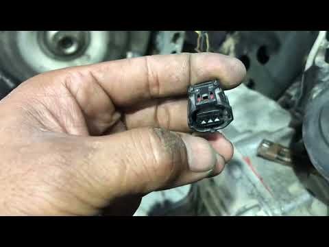 How to fix broken crankshaft position sensor connector