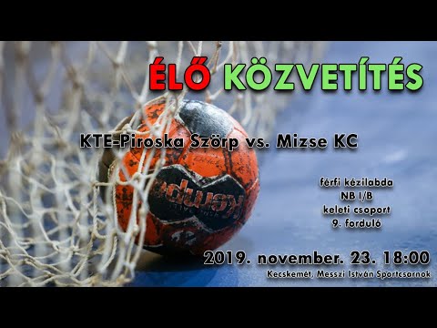 KTE-Piroska Szörp - Mizse KC l férfi kézilabda mérkőzés