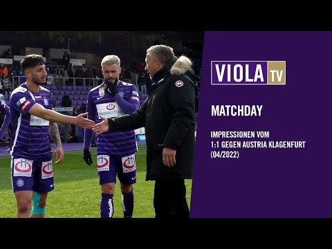 Matchday-Impressionen zum 1:1 gegen Austria Klagenfurt (04/2022)