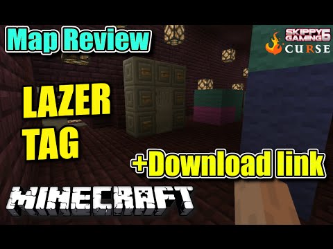 Skippy 6 Gaming - MINECRAFT - PS3 - LAZER TAG - MINI GAME - MAP REVIEW + DOWNLOAD LINK ( PS4 )  SERVER UPDATE