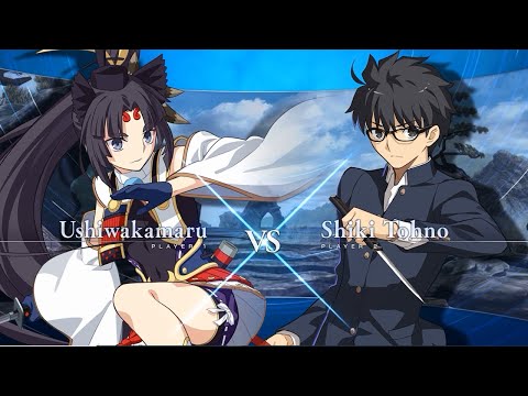 [MELTY BLOOD: TYPE LUMINA "Ushiwakamaru VS Shiki Tohno" Gameplay Video ①]