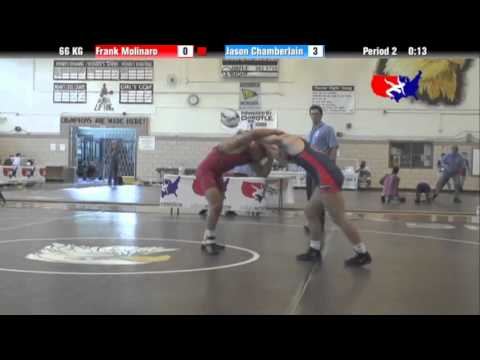 2012 Univ. WTT: 66 KG - Frank Molinaro (Scarlet Knights) vs. Jason Chamberlain (Bronco WC)