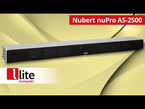Nubert nuPro AS 2500 - Allround-Soundbar für satten Sound bei geringem Platzbedarf - vorgestellt