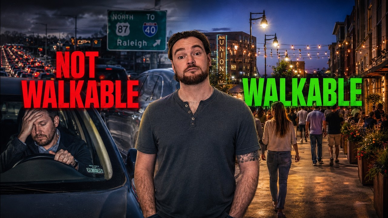 Raleigh Is NOT a Walkable City… Unless You Live in These Areas