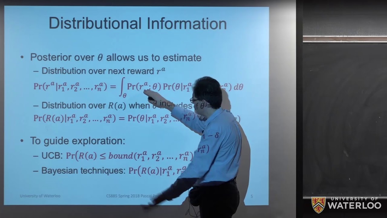 CS885 Lecture 8b: Bayesian and Contextual Bandits