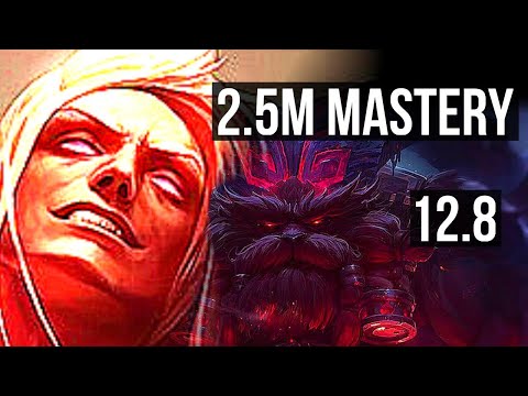 VLADIMIR vs ORNN (TOP) | 10/0/5, 2.5M mastery, 900+ games, Legendary | EUW Master | 12.8