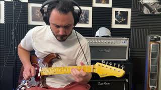 Video thumbnail for Salcedo Salviano Classic - Seymour Duncan SSL5 - Pink Floyd Time Solo by Federico Kajganić