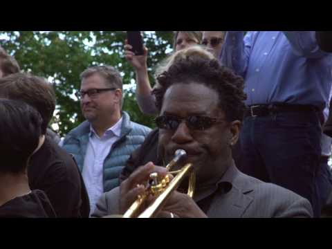 Wynton Marsalis Leads #UnitedWeSwing: A Second Line Parade in Support of Arts Education