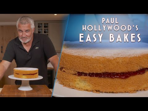How to bake a DELICIOUS Victoria Sandwich | Paul Hollywood's Easy Bakes
