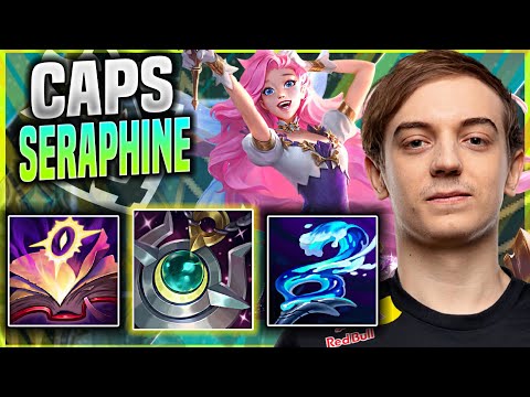 CAPS CHILLING WITH SERAPHINE MOONSTONE! - G2 Caps Plays Seraphine MID vs Lucian! | Season 11