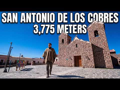 San Antonio de los Cobres, Argentina – High Altitude Town at 3,775m | 4K Walking Tour