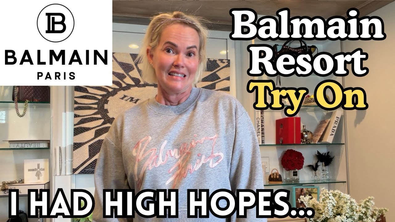 Deep Dive Into Balmain Resort/Spring Try-On - Leggings Surprise! 