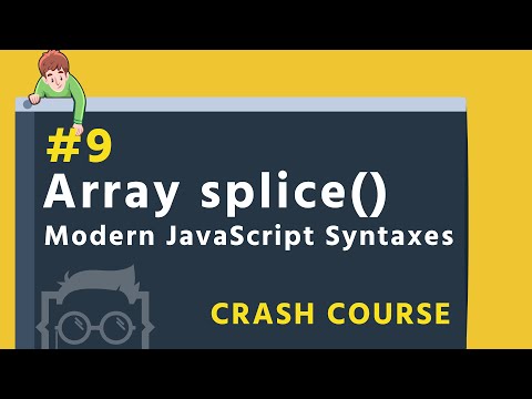 9 Array Splice Method Modern Javascript Syntaxes Es6