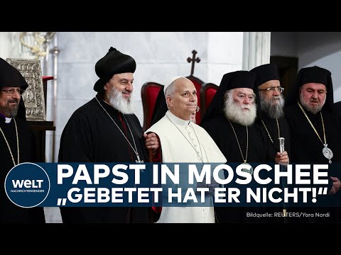 INTERRELIGIÖSER DIALOG: Papst Leo besucht Blaue Moschee in Istanbul! Gemeinsames Gebet bleibt aus