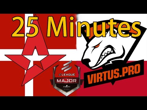 Virtus Pro vs Astralis GRAND FINAL in 25 MINUTES | CS:GO ELeague Atlanta 2017 Major Final Highlights
