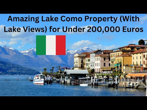Lake Como Real Estate (With Lake Views) for Under 200,000 Euros.