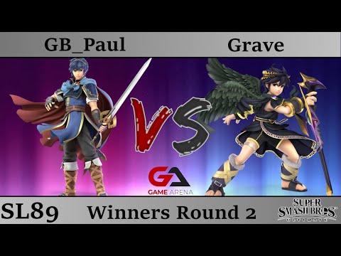 SmashLAN'd 89 - Winners Round 2: GB_Paul (Marth, Lucina) vs Grave (Dark Pit)